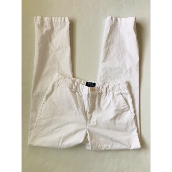 Polo Ralph Lauren Boys White Pants    20 - Picture 3 of 7